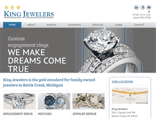 Tablet Screenshot of dkingjewelers.com